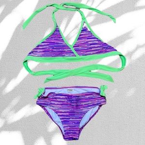 L.L. Bean 2pc Printed Swimsuit